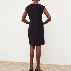 EUC MM LaFleur Maaza Travel Dress OrigamiTech - Black - Size 10